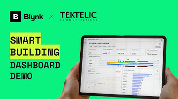 Smart Building Dashboard Demo | Real-Time IoT Monitoring with Blynk + Tektelic