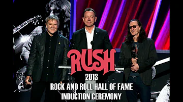 RUSH - 2013 Rock and Roll Hall of Fame Induction Ceremony. RUSH Performances, Finale and "Backstage"