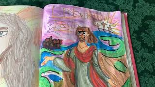 My Colors Of The Rainbow Jewelry Box And Jesus Drawing