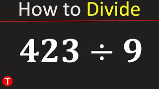 423 divided by 9 (423Γ·9) | Divide 423 by 9