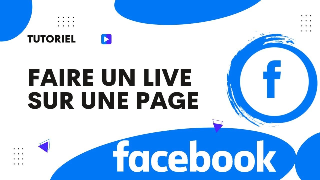 Comment faire un live sur une page Facebook - YouTube