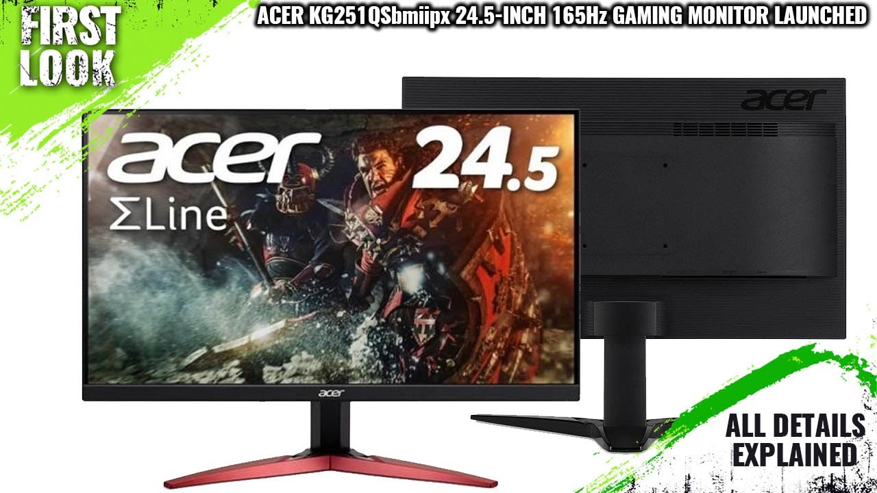 Acer KG251QSbmiipx 24.5-inch 165Hz Gaming Monitor Launched Acer KG251QSbmiipx 24.5-inch 165Hz Gaming Monitor Launched