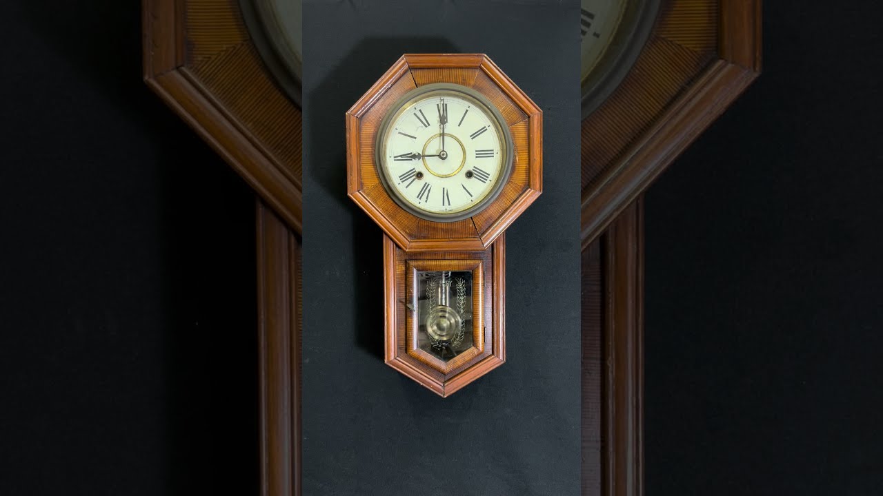 RUBY CLOCK 八角時計 振り子ゼンマイ式ボンボン 鍵巻付 壁掛け 古時計