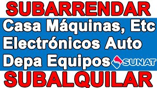 Subarrendar Subalquilar Subarriendo Rentas 1ra categoria Cuánto se paga de impuesto por subalquiler