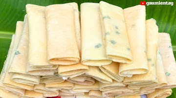 Cách làm Bánh Kẹp Giòn Sữa Tươi đón Tết 2025 đơn giản mà ngon | Gấu Miền Tây