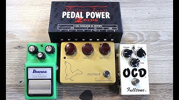How to use "Sag" controls on pedal power supplies