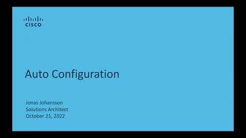Auto Configuration