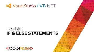 VB NET - Using If & Else Statements