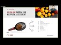 Summerfruit Webinar August 2021 - Hand held sensor for Stonefruit