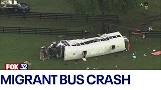 8 killed in migrant bus crash
