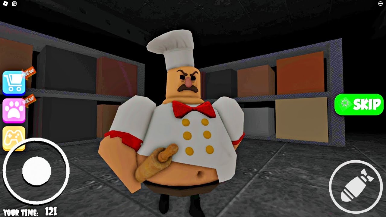 GARRY'S BAKERY RUN! (NEW SCARY OBBY) ALL JUMPSCARES FULL GAMEPLAY | ROBLOX