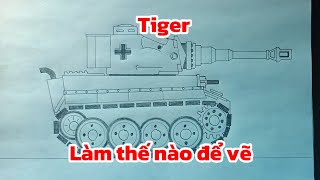 Cách vẽ xe tăng Tiger trong HomeAnimations