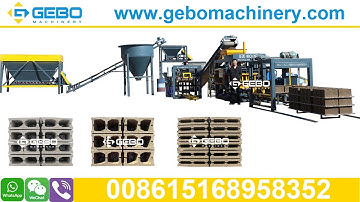 Watch the QT6-15 Block Machine in Action 6, 8, 4 Hollow Blocks with Automatic Precision