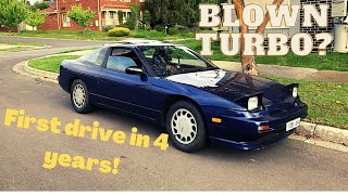 Driving my 180sx for the first time in 4 years! And then it broke...