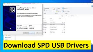 Download SPD USB Drivers