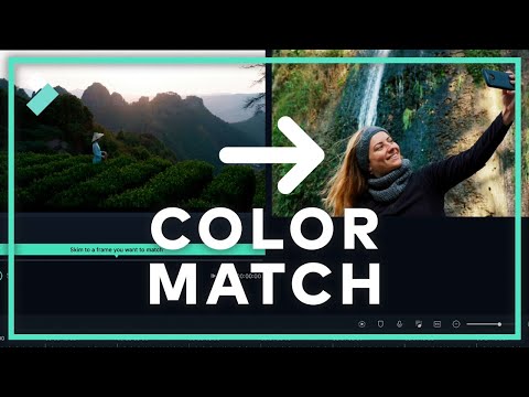 Color Matching in Filmora X