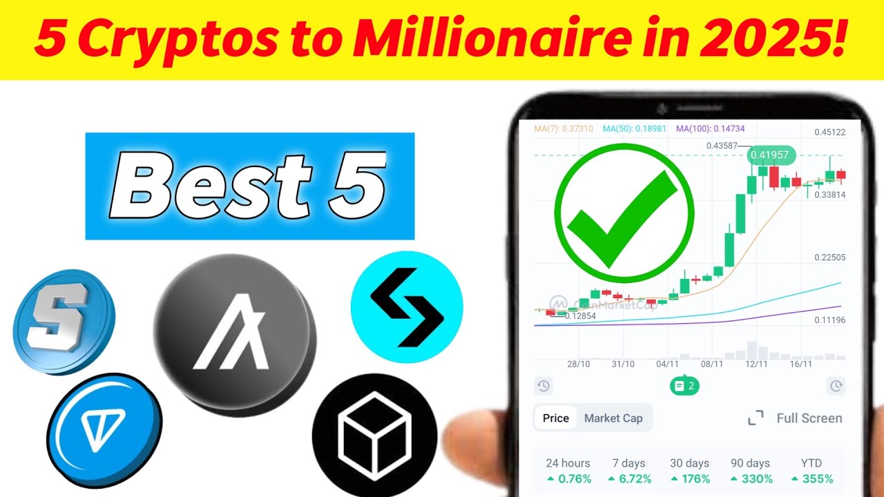 Top 5 cryptos to hold become a millionaire in 2025 - YouTube