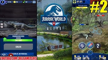 Jurassic World Alive - New Dinos and Battle Mode PVP Gameplay #2 (Android iOS)