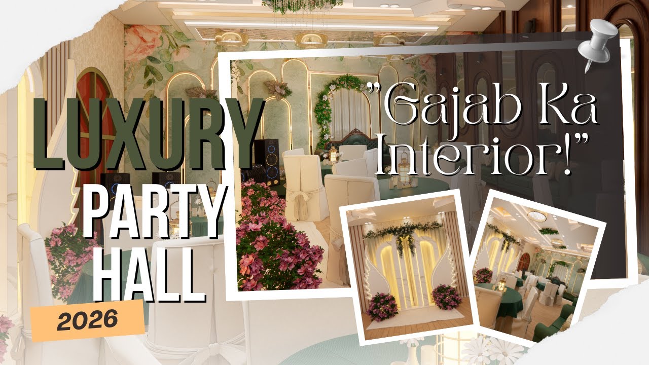 Luxury Party Hall Design 2026: India's Most Beautiful Banquet Hall ...