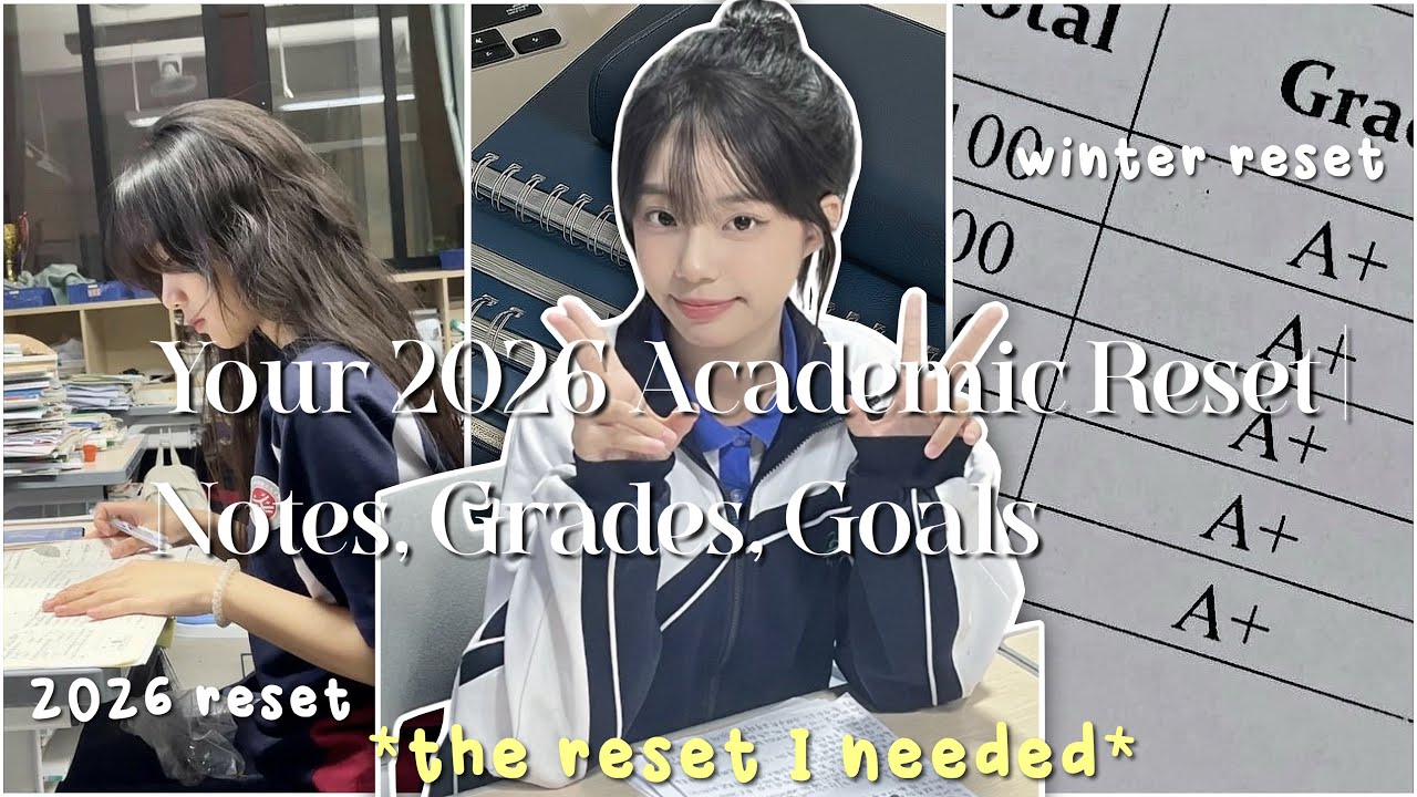 🌸 Your 2026 Academic Reset | Notes, Grades, Goals