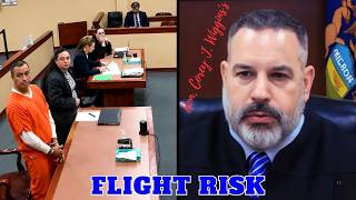 Judge Wiggins REFUSES Bond Reduction — “He’s a Flight Risk”