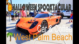 ☕️#CarandCoffee #TrunkorTreat 🎃#HalloweenSpooktacular @ 🌴#WestPalmBeach :::: #Carshow