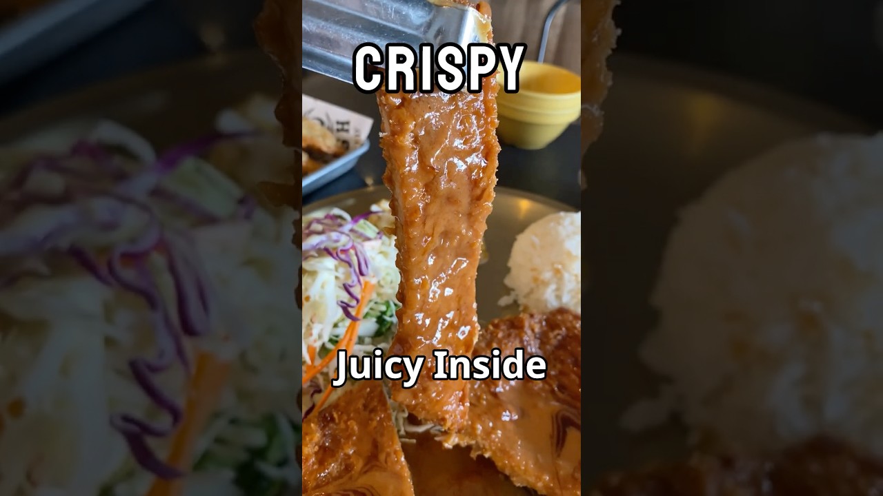 Crispy Tonkatsu Drenched in Sauce — Korean Food Shorts for Craving Moments!