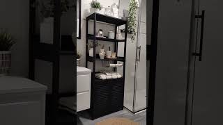 El CAMBIO que transforma tu BAÑO 😍🚿 Mamparas modernas en negro mate que marcan la diferencia 🖤✨
