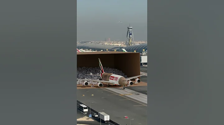 Unboxing the New Emirates Courier Express A380 Livery