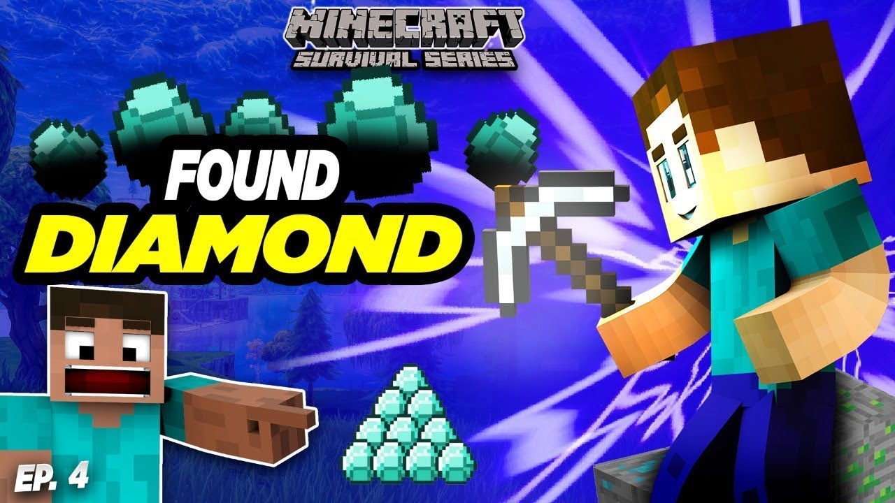 I Finally Found Diamonds Part 2 survival serise - YouTube