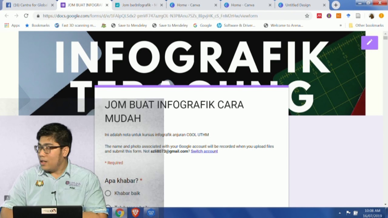 Siri Webinar UTHM : Jom Buat Infografik Cara Mudah - YouTube