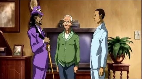 Every Scene Of A Pimp Named Slickback In The Boondocks