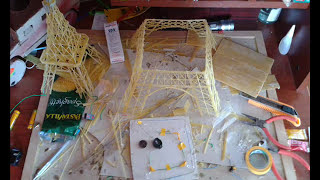 Making Eiffel Tower With Spaghetti