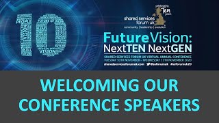 Shared Services Forum UK Future Vision NextTEN NextGEN Conference Speakers 2020