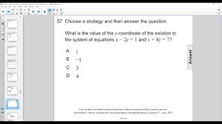 Systems of Linear Equations Question 57
