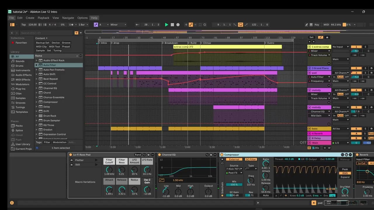 Ableton 12 Song Tutorial Assembled - Like an airplane model: spiffy as you can