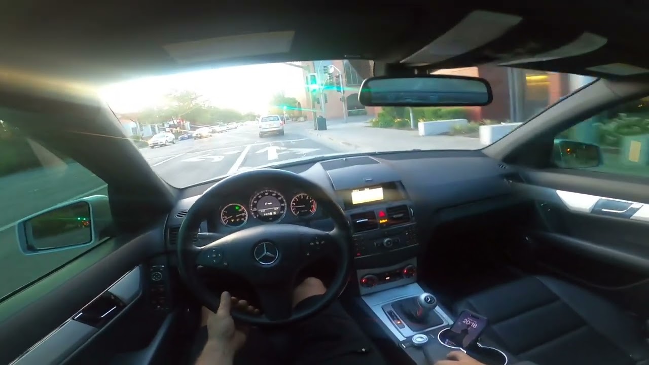 2010 Mercedes C300 W204 - driving POV