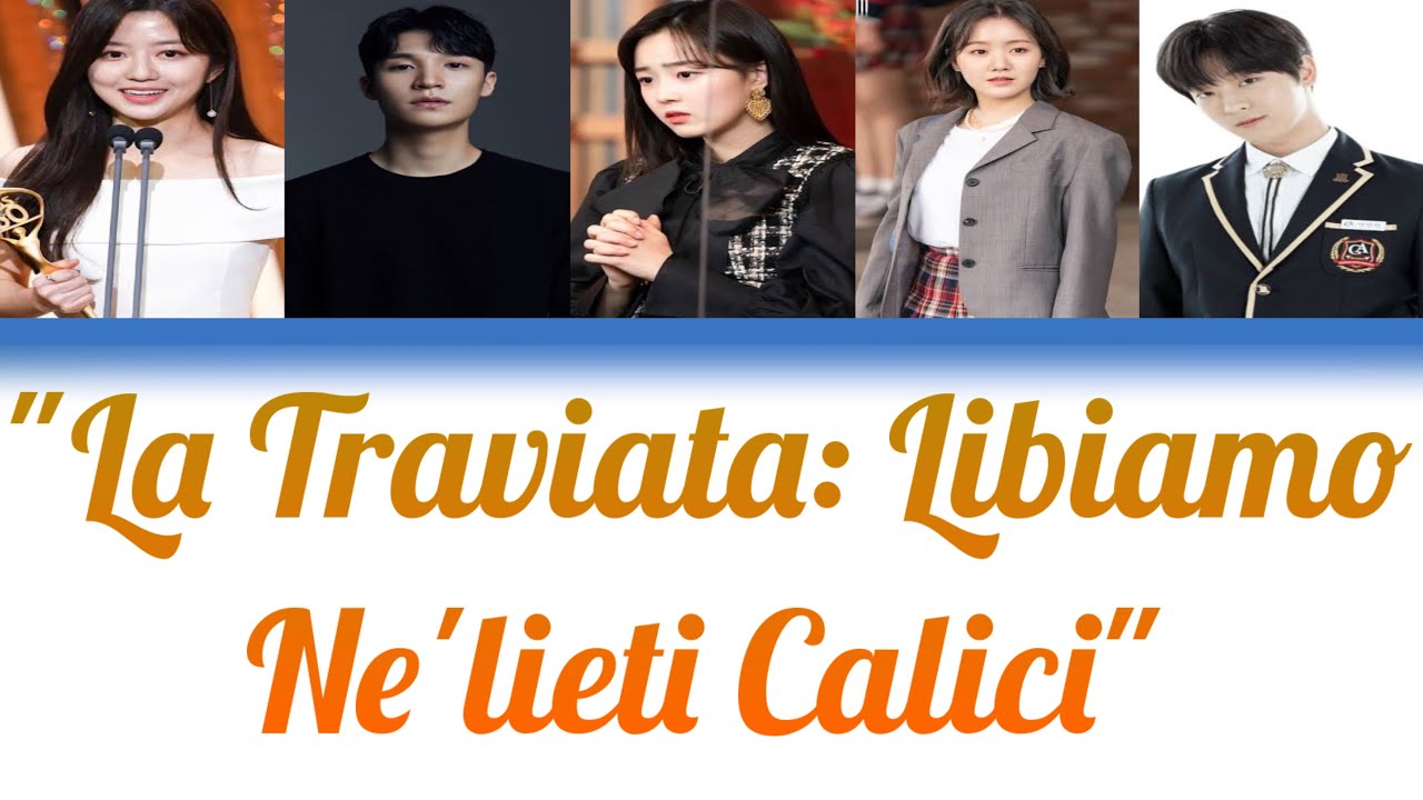 testi luciano pavarotti libiano ne lieti calici from la traviata