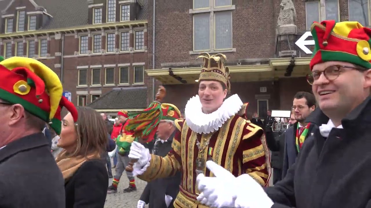 Inhaling van Prins Lloyd I aan het station in Wyck (Maastricht) op 14 februari 2026