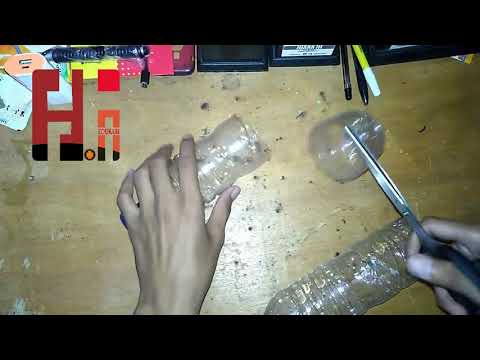 Cara  Membuat  Tempat Pensil dari  Botol  Aqua  Bekas Sampah 
