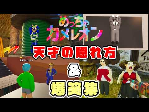 【めっちゃカメレオン】天才の隠れ方＆爆笑集ｗｗｗｗ