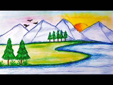 Featured image of post How To Draw A Mountain Landscape Step By Step Easy
