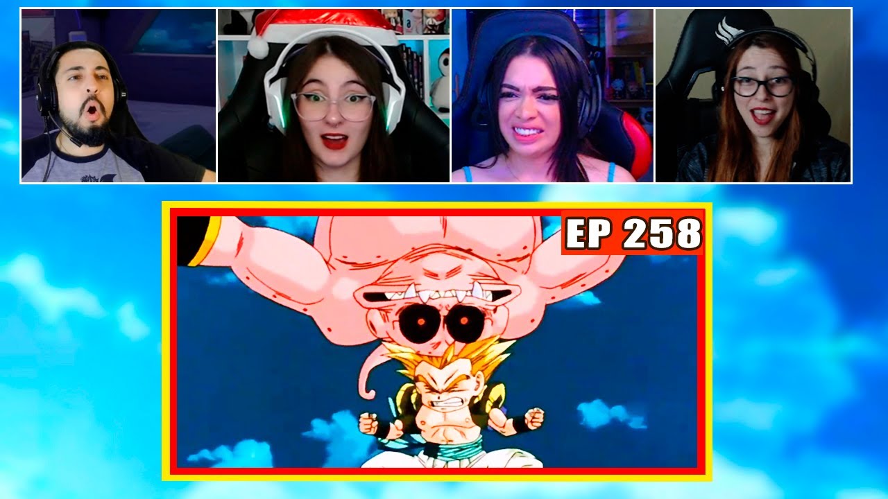 Gotenks vs Majin boo | 4 Pessoas Reagindo | Dragon Ball Z - EP 258