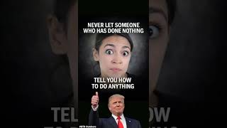 AOC's thought of the day #aoc #wokeism #trump #election #immigration #democrats #quotes #funny