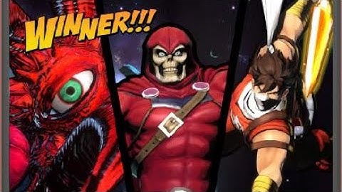 ULTIMATE MARVEL VS. CAPCOM 3 Taskmaster,Shuma Gorath,Strider Hiryu Arcade Mode