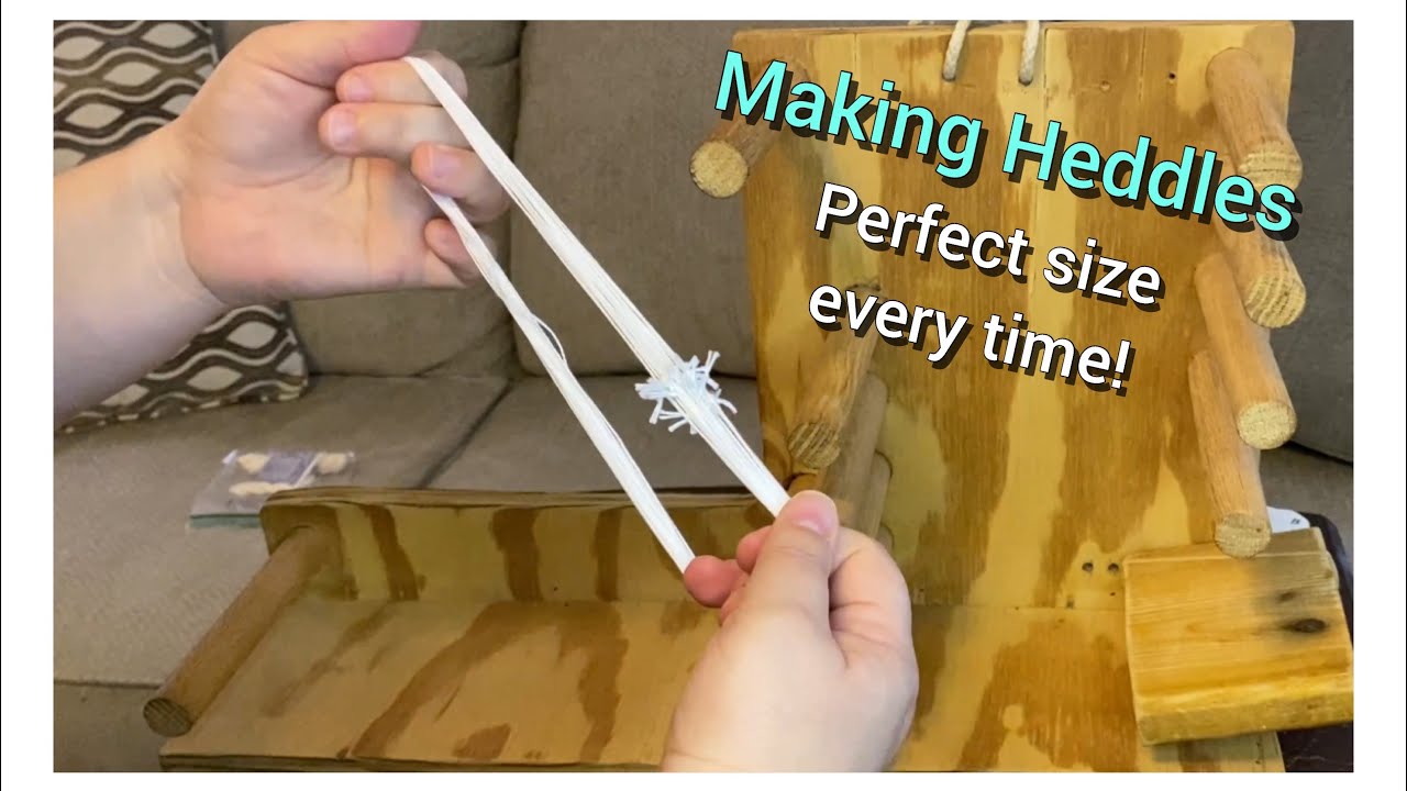 How to Make Heddles for an Inkle Loom YouTube