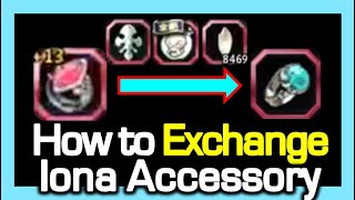 How to exchange Iona VIP Accessory / for Old VIP Accessory user only / Dragon Nest China