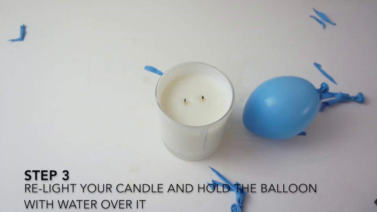 Water Balloon Candle Making