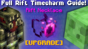 Rift Timecharms Guide! Max Your Rift Necklace! (Hypixel Skyblock)