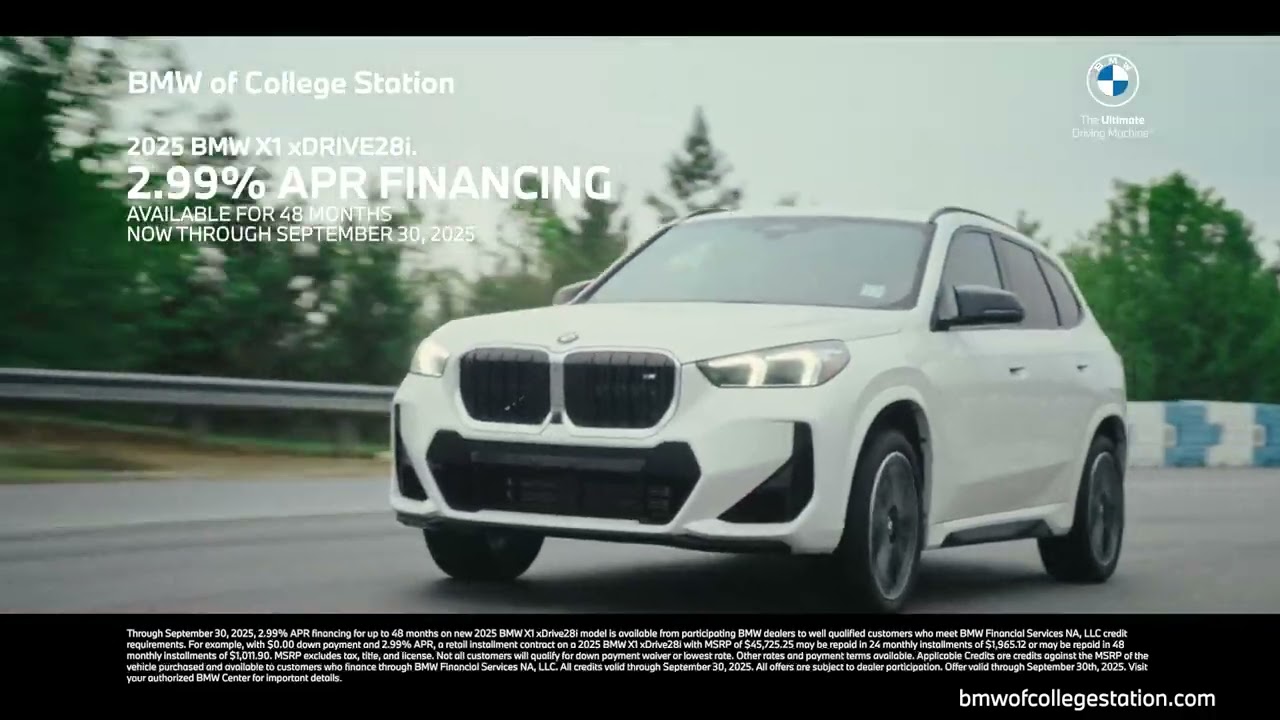 September 2025 BMW Offers